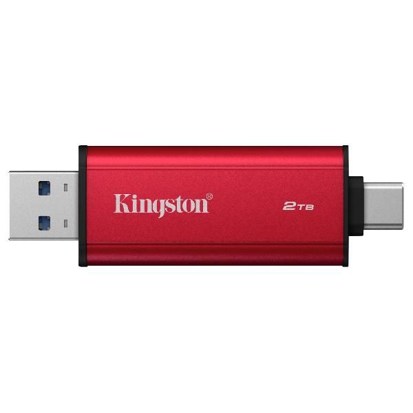 Kingston Technology 2TB Dual USB-A/C Portable SSD, Up to 1050MB/s USB 3.2 Gen 2…
