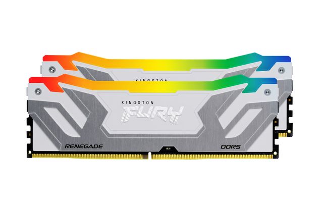 Kingston Technology FURY 24GB 8800MT/s DDR5 CL42 CUDIMM Renegade RGB Bianco, 24…