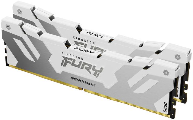 Kingston Technology FURY 48GB 8000MT/s DDR5 CL38 DIMM (Kit da 2) Renegade White…
