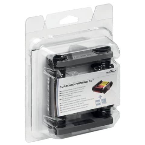 Kit di stampa per stampante Duracard ID 300 (nastro a colori + 100 tessere) - D…