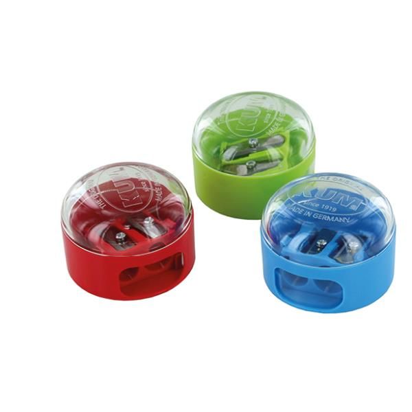 Koh-I-Noor TEMPERAMATITE IN PLASTICA DOPPIO FORO CON PICCOLO CONTENITORE