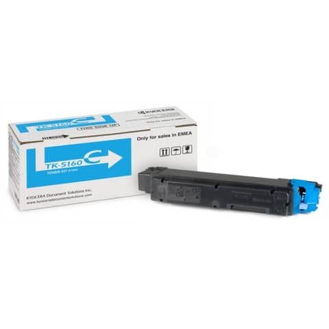 Kyocera TK 5160C - Ciano - originale - cartuccia toner - per ECOSYS P7040cdn, P…