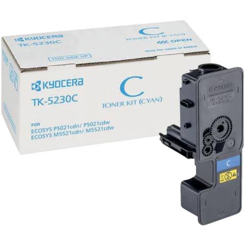 Kyocera TK 5230C - Ciano - originale - cartuccia toner - per ECOSYS M5521, P5021