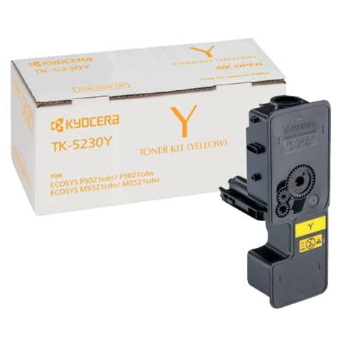 Kyocera TK 5230Y - Giallo - originale - cartuccia toner - per ECOSYS M5521, P50…