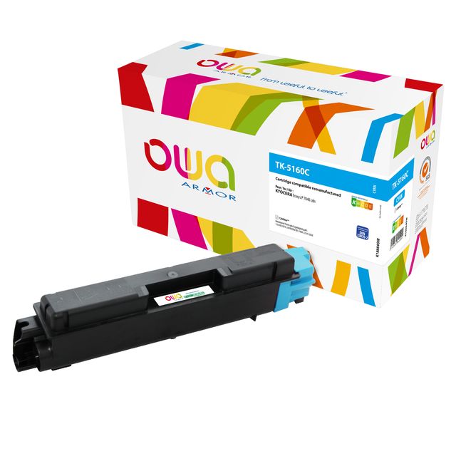 Armor - Toner Compatibile per Kyocera Ecosys P7040cdn - Ciano - 1T02NTCNL0 - 12…