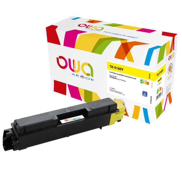 Armor - Toner Compatibile per Kyocera Ecosys P7040cdn - Giallo - 1T02NTANL0 - 1…