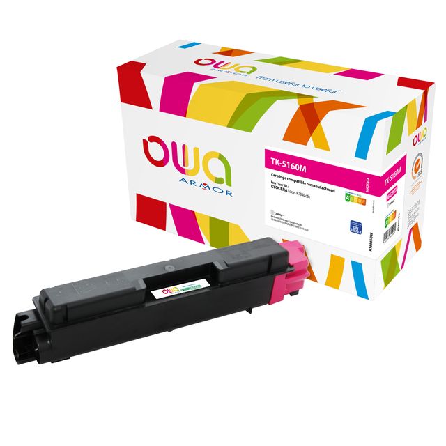 Armor - Toner Compatibile per Kyocera Ecosys P7040cdn - Magenta - 1T02NTBNL0 - …