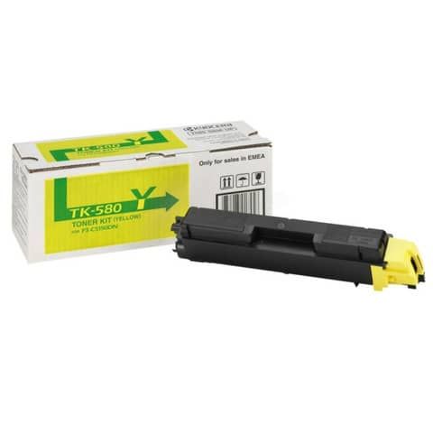 Kyocera TK 580Y - Giallo - originale - cartuccia toner - per ECOSYS P6021cdn, P…