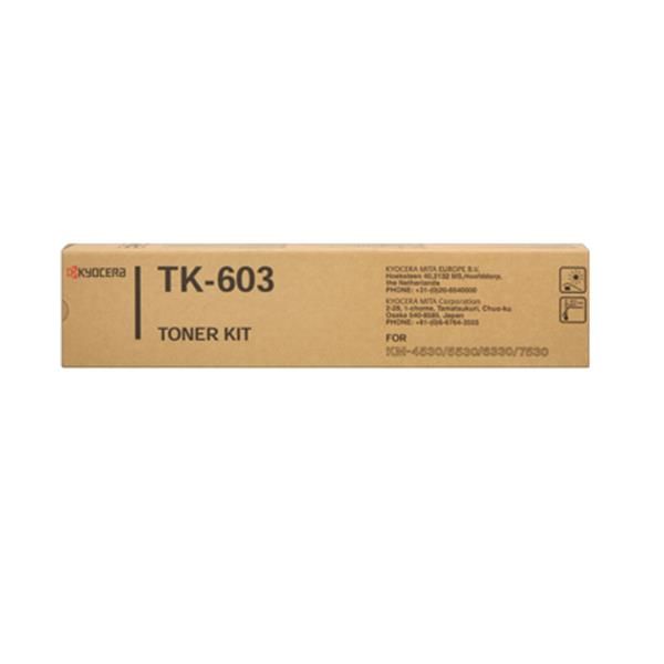 Kyocera TK 603 - Nero - originale - cartuccia toner - per KM 4530, 5530, 6330, …