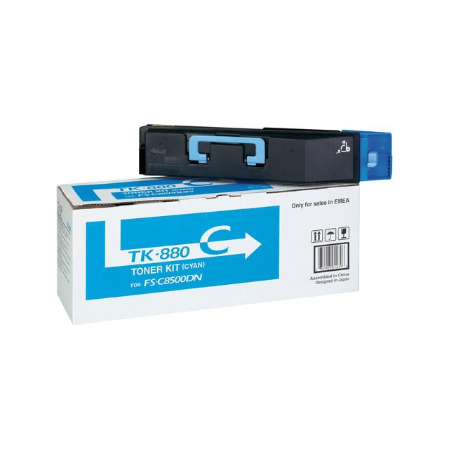 Kyocera TK 880C - Ciano - originale - cartuccia toner - per FS-C8500DN