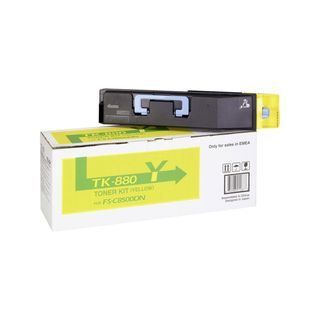 Kyocera TK 880Y - Giallo - originale - cartuccia toner - per FS-C8500DN
