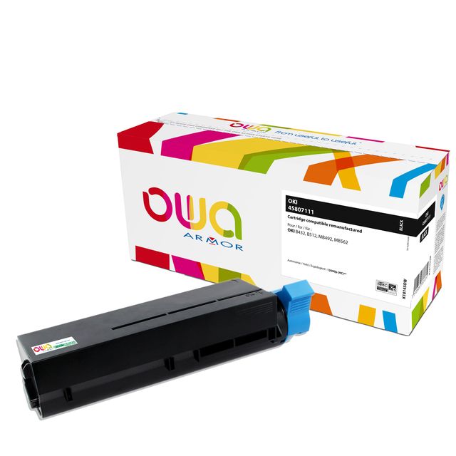 Armor - Toner Compatibile per Oki B411D/B411DN/B412DN/B431D/B431DN/B432DN - Ner…