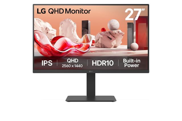 LG 27BA54QB-B.AEU, 68,6 cm (27ʺ), 2560 x 1440 Pixel, 2K, LCD, 5 ms, Nero