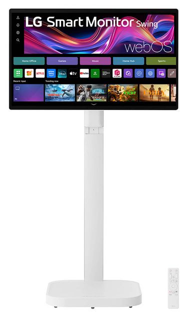 LG Swing 32U889SA Schermo Personale 32ʺ 4K Touch, base con rotelle, webOS, 80 c…