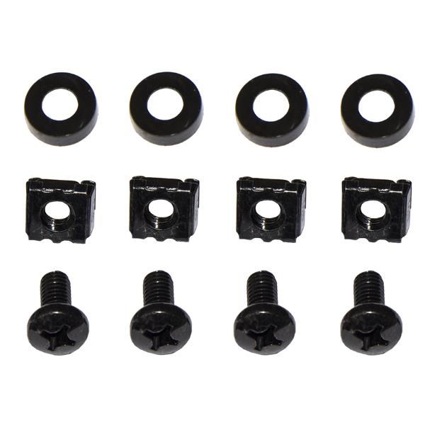 LINK - Mensola rack - nero, RAL 9005 - 1U - 19"