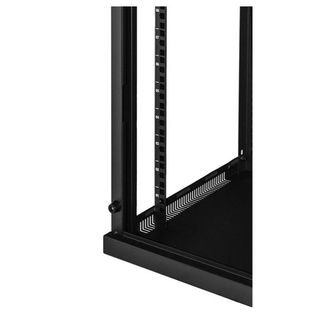 LINK - Rack cabinet - montaggio a parete - nero, RAL 9005 - 9U - 19"
