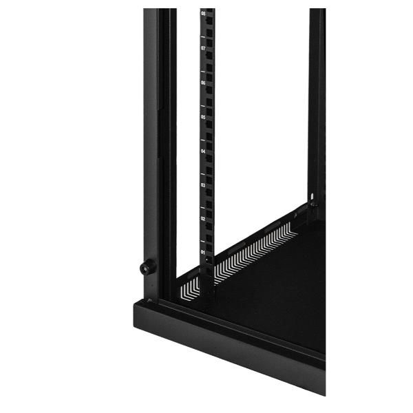 LINK - Rack cabinet - montaggio a parete - nero, RAL 9005 - 9U - 19"