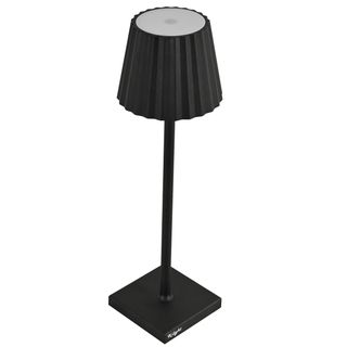 Lampada da tavolo - a led - 10 x 10 x 38 cm - alluminio/pmma - nero - King Coll…