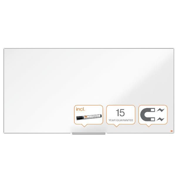Lavagna bianca magnetica Classic - 90x180 cm - bianco - Nobo