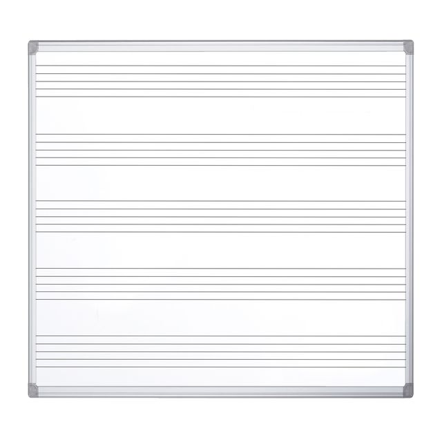Lavagna magnetica Maya Musica - pentagramma musicale - 120 x 120 cm - Bi-Office
