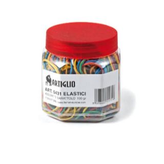 Artiglio - Elastici - assorted - 100 g - giallo - gomma