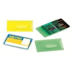 Lebez - Porta badge - blu, giallo, verde, rosa, neutro (pacchetto di 100)