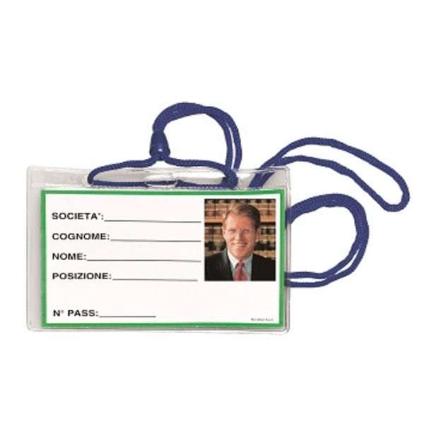 Lebez - Porta badge - cordino (pacchetto di 100)