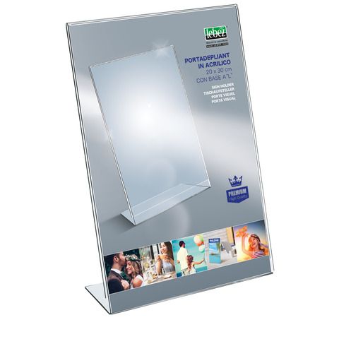 Lebez - Porta nome - per scrivania - per 200 x 300 mm