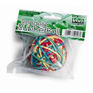 Lebez RubberBall - Elastici - 0.3 cm x 7.5 cm - 140 g - assortiti (pacchetto di…