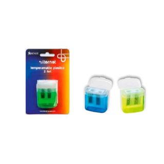 Artiglio - Temperino con contenitore - 2 fori - disponibile in colori assortiti…
