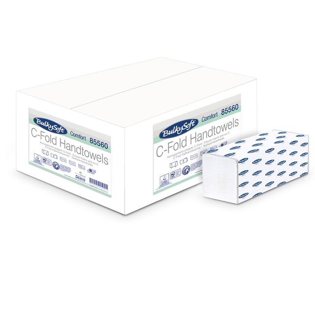 Asciugamani piegati a C Comfort - 2 veli - goffratura micro - 18 gr - 23 x 31 c…