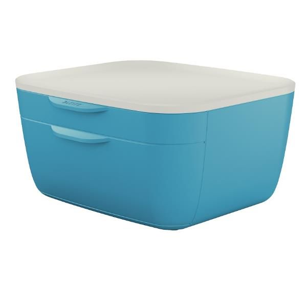 Leitz Cosy - Cassettiera - 2 cassetti - blu calm