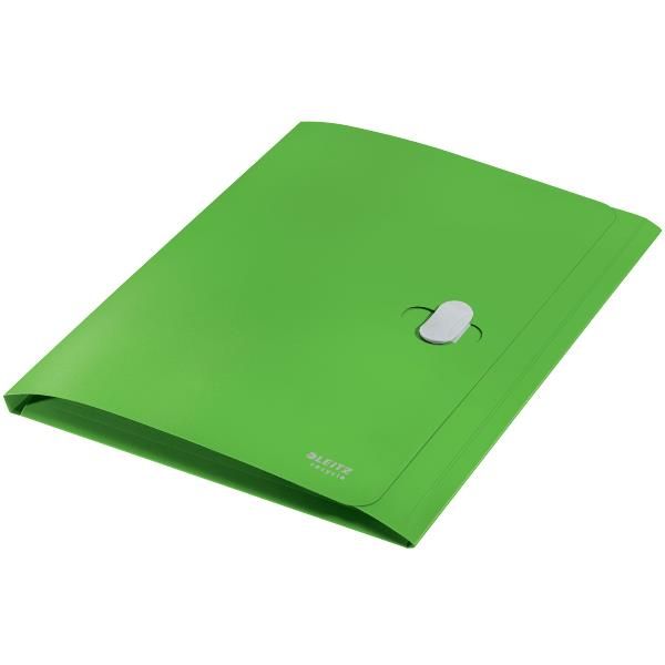 Leitz Recycle - Cartelletta a 3 lembi - per A4 - capacità 150 fogli - verde