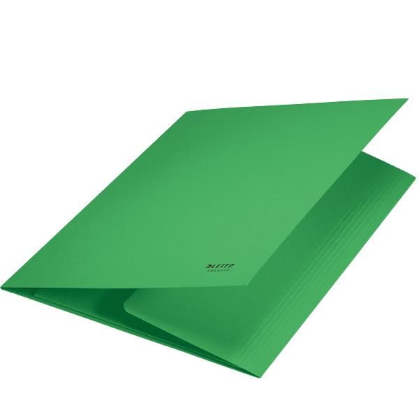 Leitz Recycle - Cartelletta a 3 lembi - per A4 - capacità 250 fogli - verde