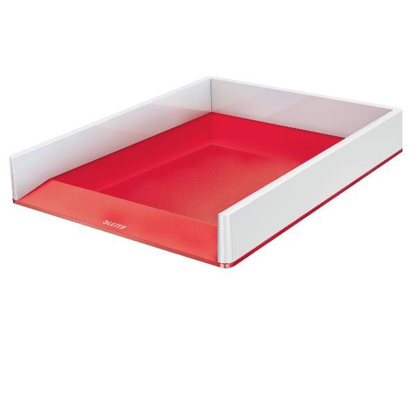 Leitz WOW Dual Colour - Vassoio per lettere - per A4, C4 - rosso