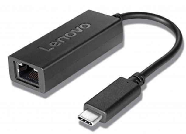 Lenovo - Adattatore di rete - USB-C - Gigabit Ethernet x 1 - nero - per IdeaPad…
