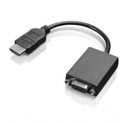 Lenovo - Adattatore video - HDMI maschio a HD-15 (VGA) femmina - 20 cm - per Th…