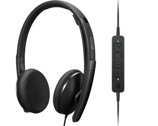 Lenovo - Cuffie con microfono - over ear - cablato - USB-C - nero - Zoom Certif…