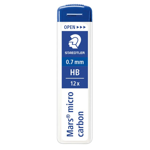 Astuccio 12 Mine Mars Micro - mina 0,7mm - gradazione HB - Staedtler - conf. 12…