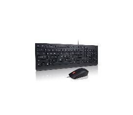 Lenovo Essential Wired Combo - Set mouse e tastiera - USB - Regno Unito - per K…