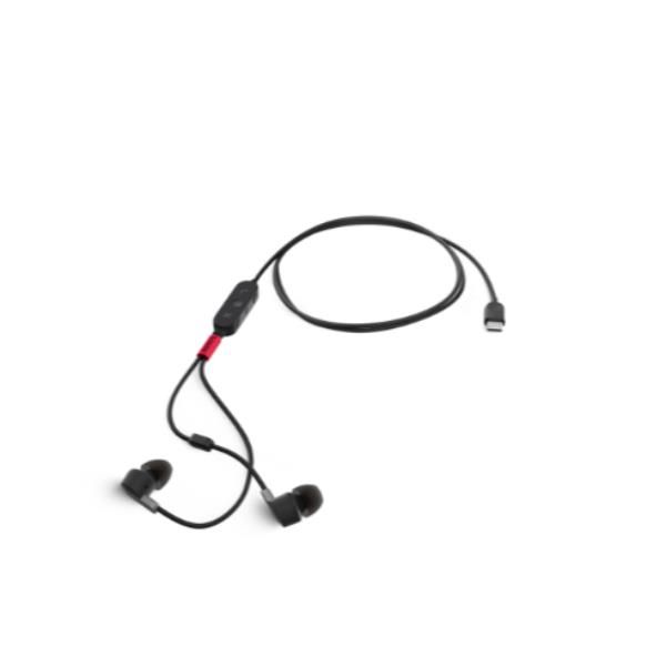 Lenovo Go - Cuffie con microfono - in-ear - cablato - eliminazione rumore attiv…