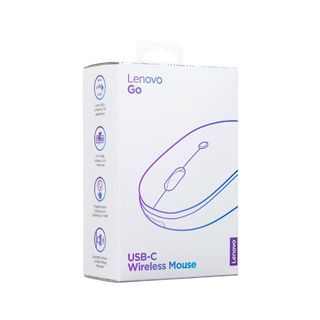 Lenovo Go - Mouse - ergonomico - per destrorsi e per sinistrorsi - ottico blu -…