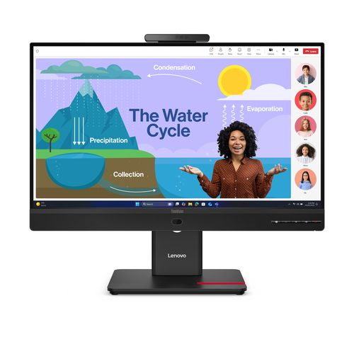 Lenovo ThinkVision T24D-4v, 60,5 cm (23.8ʺ), 1920 x 1080 Pixel, Full HD, LED, 6…