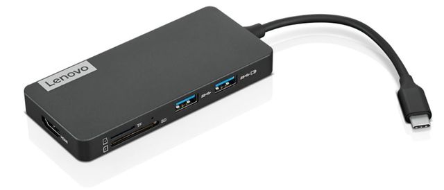 Lenovo USB-C 7-in-1 Hub - Docking station - USB-C - HDMI - per IdeaPad 3 14; Th…