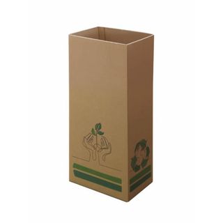 Contenitore gettacarte Cardbob - 30 x 20 x 70 cm - 42 L - cartone - avana - Med…