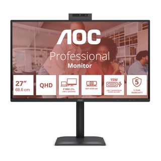 AOC Q27E4CW, 68,6 cm (27ʺ), 2560 x 1440 Pixel, Quad HD, LCD, 4 ms, Nero