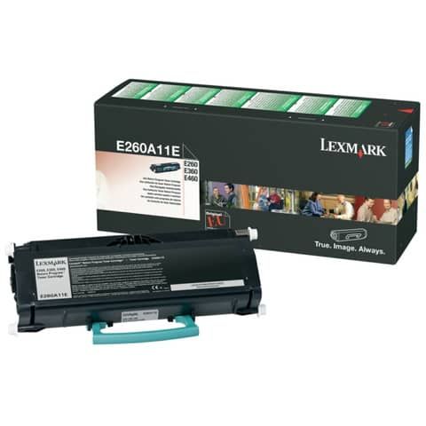 Lexmark - Toner - Nero - E260A11E - return program - 3.500 pag