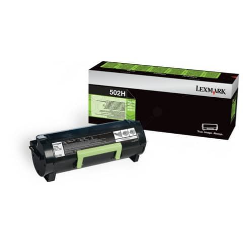 Lexmark 502HE - Alta resa - nero - originale - cartuccia toner Lexmark Corporat…
