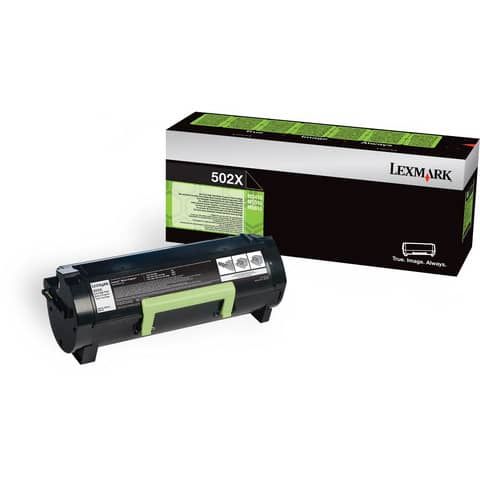 Lexmark 502X - Extra High Yield - nero - originale - cartuccia toner LCCP, LRP …