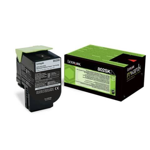 Lexmark 802SK - Nero - originale - cartuccia toner LCCP, LRP - per Lexmark CX31…